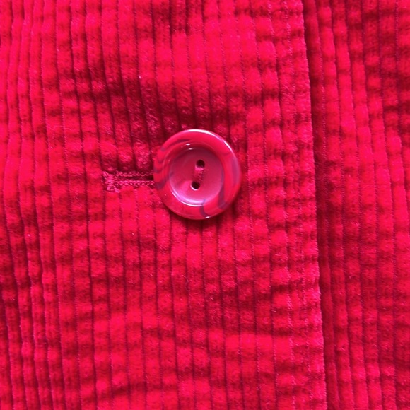 J Jill Red Corduroy jacket - Picture 5 of 8